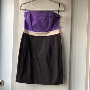 French Connection strapless dress with pockets